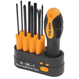Set van 6 platte CrV-schroevendraaiers 3,0 mm 5,0 mm 6,0 mm Phillips PH0 PH1 PH2