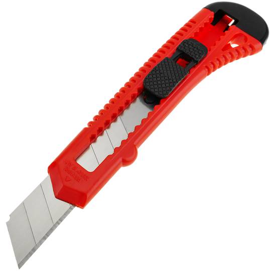 Plastikowy nóż z ostrzem 18 mm