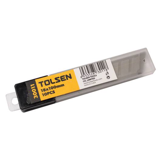18x100mm blade cutter replacement of 10 units of tools Tolsen