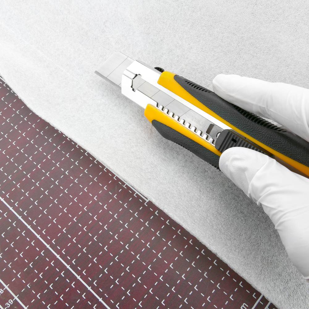 Ergonomische plastic snijder met mes SK5 140x25mm