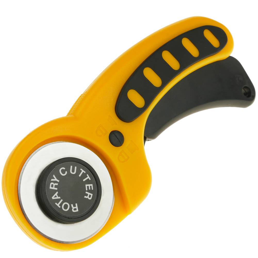 Rotary cutter with 45 mm circular blade. Rolling Knife for fabrics and paper