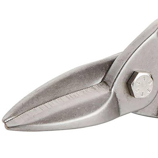 Blechschere Aviation CrMo 250 mm Scherenteilen zum Schneiden von Blech Aluminium in gerade