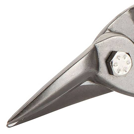 Tijeras de chapa CrMo de 250 mm a la derecha