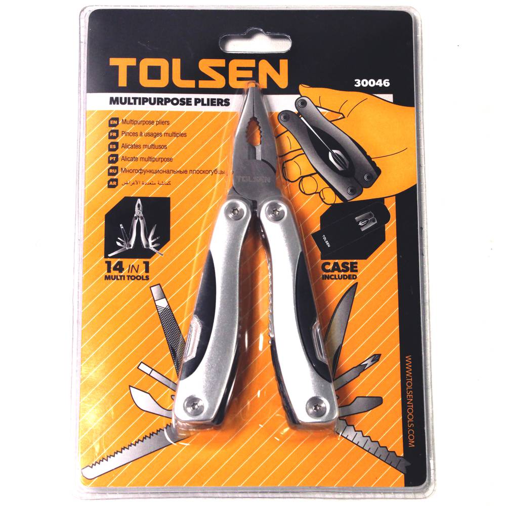 Universele tang 14-in-1 van Tolsen-gereedschappen