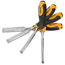 Set 4 beitels voor hout 8 mm 12 mm 20 mm 24 mm Tolsen-gereedschap