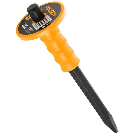 Burin à bout ronde Ciseau avec protection des mains 300 mm