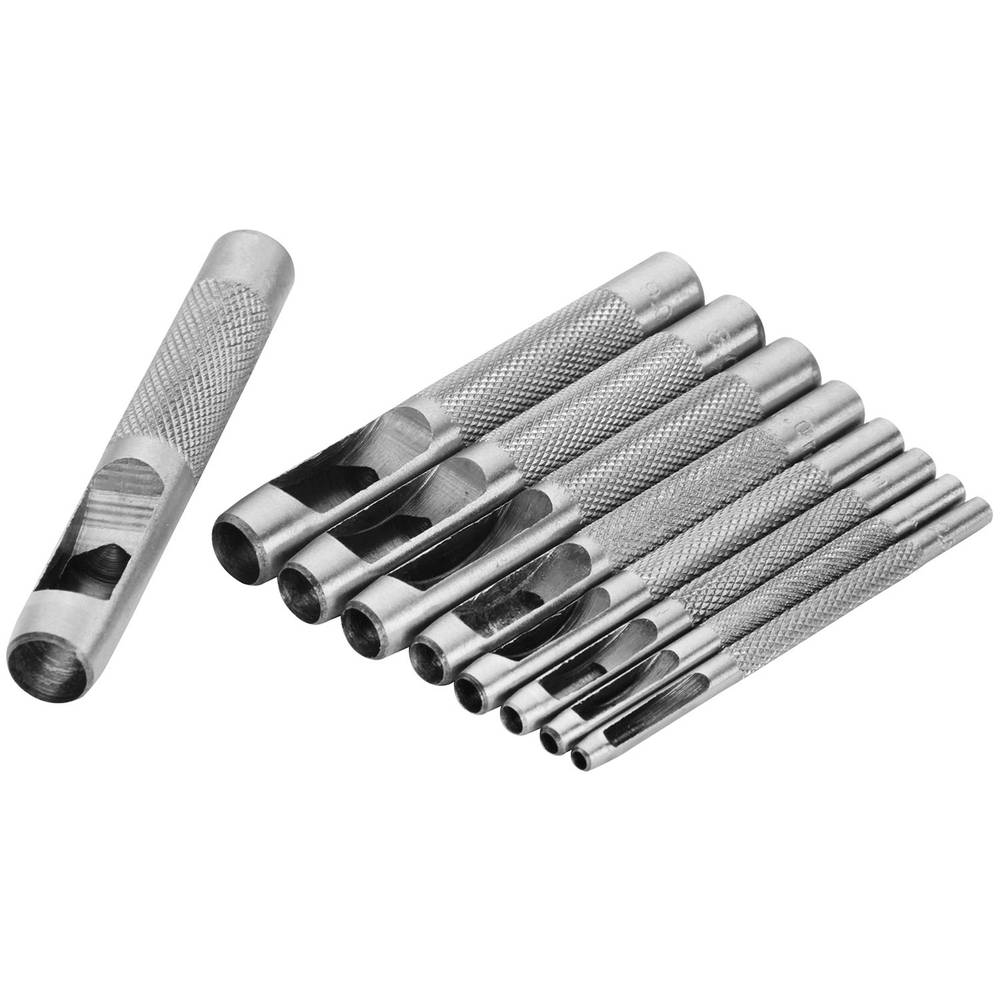 Zestaw 9 okrągłych narzędzi do wykrawania dłuta Tolsen