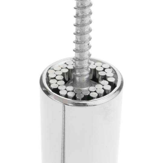 Universal Schraubenschlüssel Klein Mehrzweck 7-19 mm mit Bohrer Adapter und Umschaltknarre