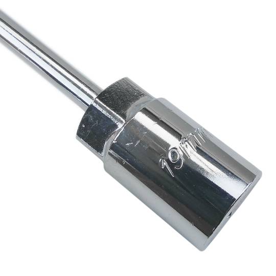 Zeskant dopsleutel met 19 mm T-handgreep