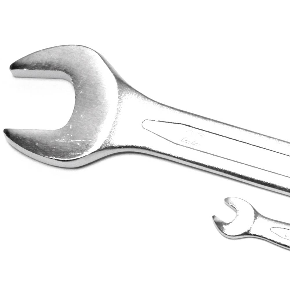 Combination spanner kit of 12 CrV wrench with cloth case