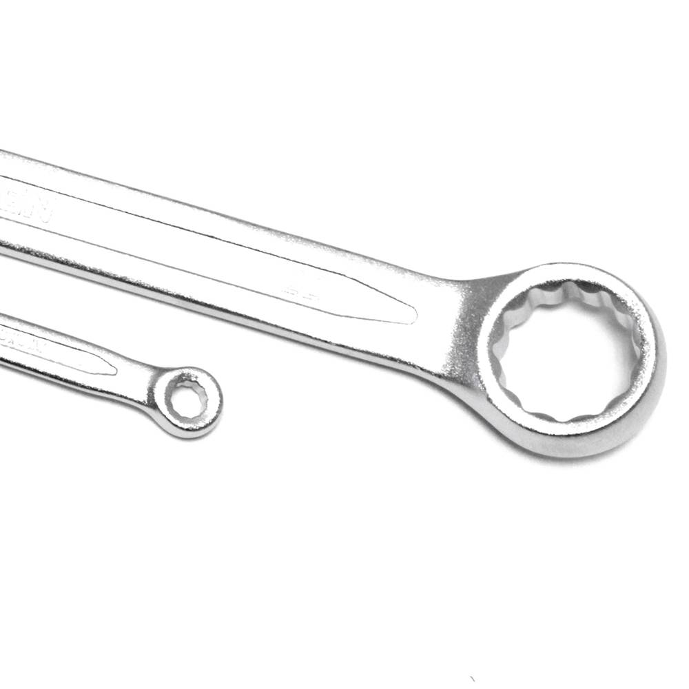 Combination spanner kit of 12 CrV wrench with cloth case