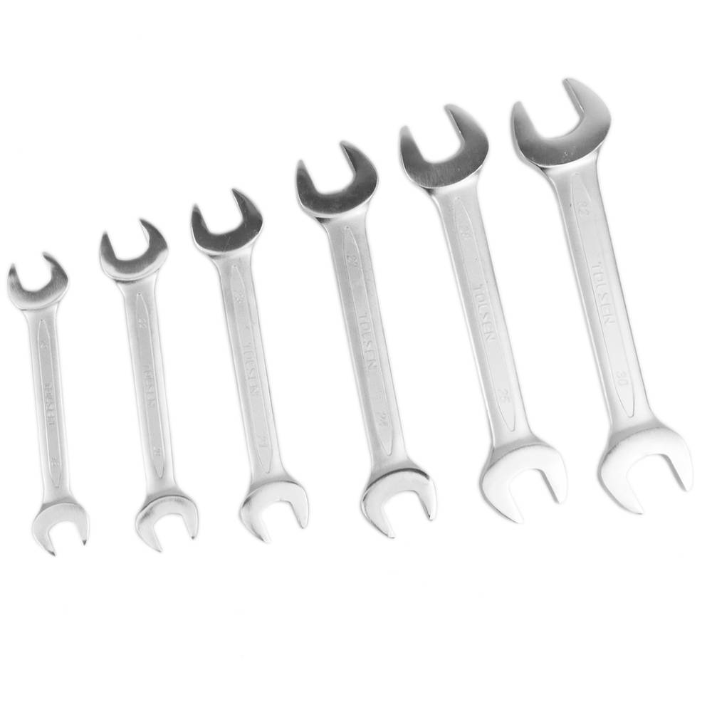 Chiavi combinate di CrV set de 12 con custodia in tessuto