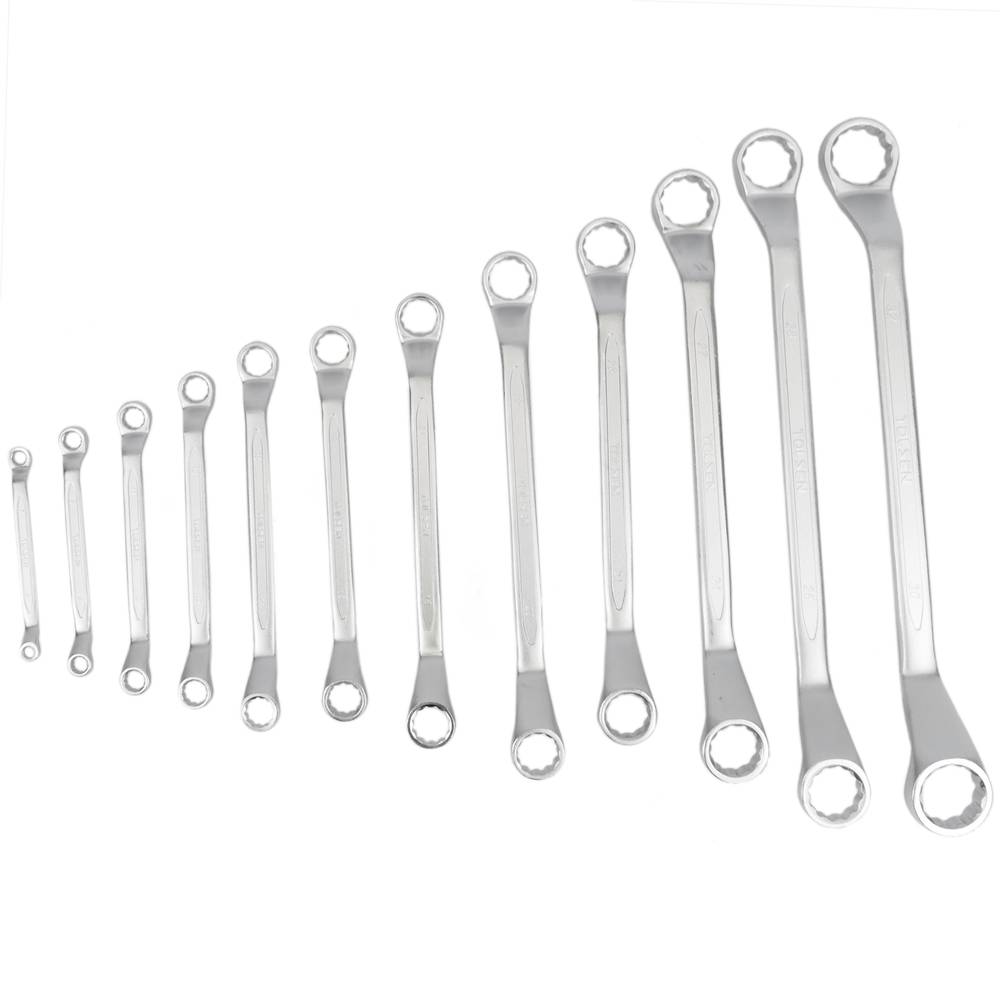 Estoig de 12 clau fixa combinada CRV de doble boca tancada