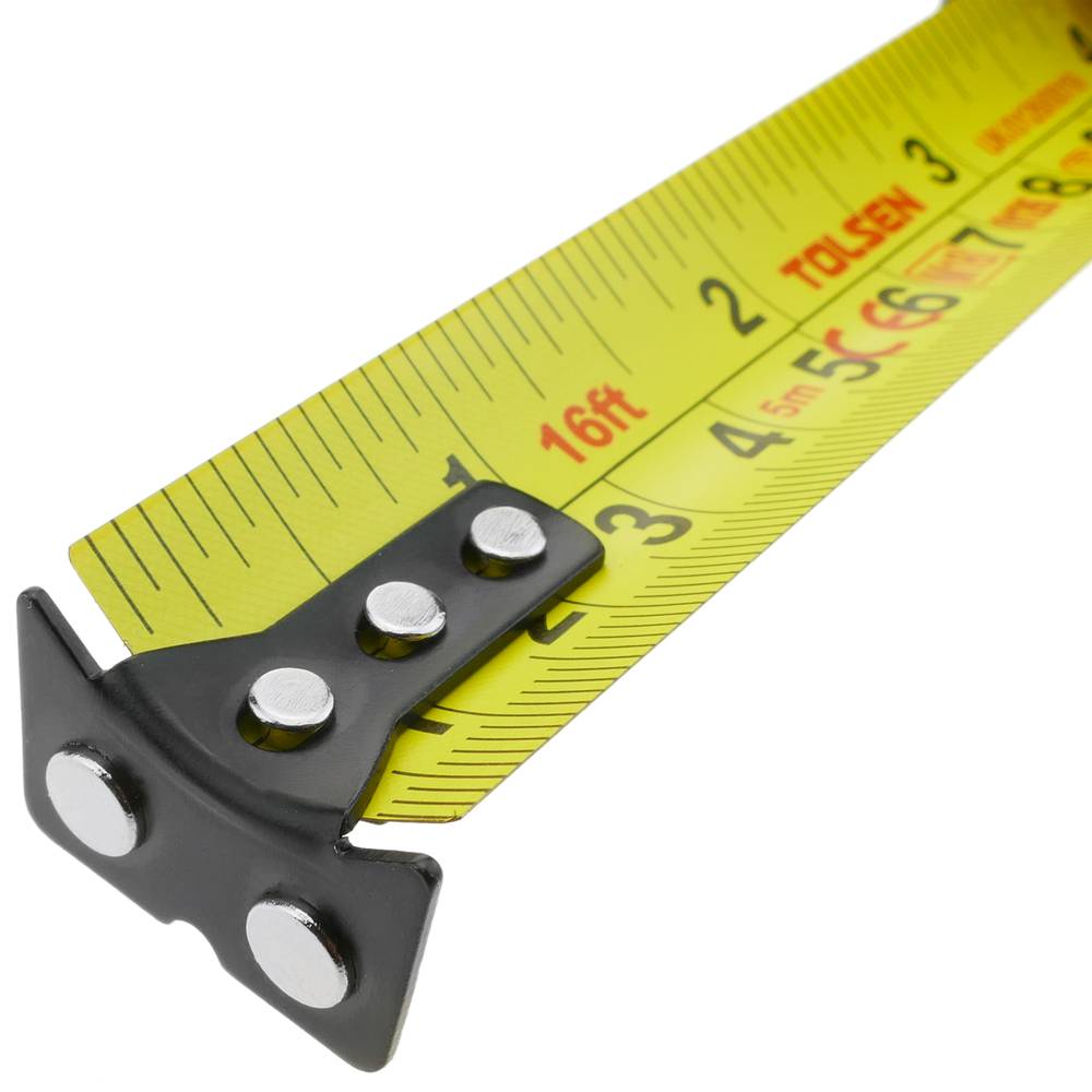 Cinta mètrica de metall niló enrrollada de 5m x 25mm d'eines Tolsen