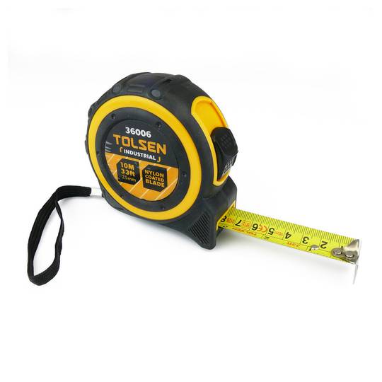 Metal tape measure 10m x 25mm tools Tolsen