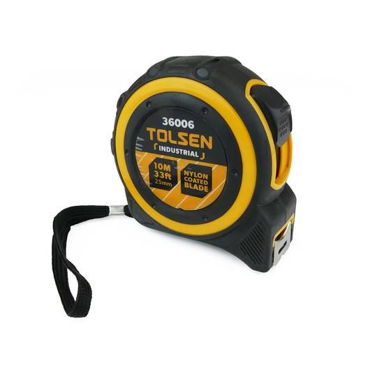 Metal tape measure 10m x 25mm tools Tolsen