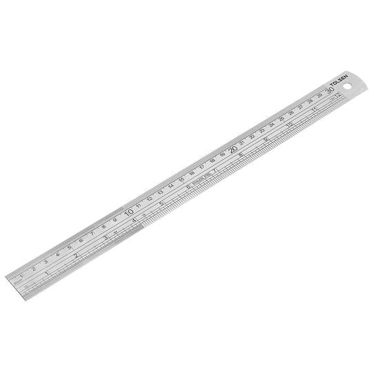 Regla d'acer inoxidable de 300mm d'eines Tolsen