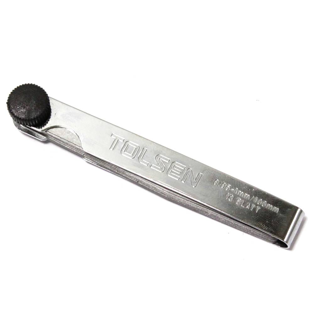 Galgas de 13 hojas de 0.05mm a 1.00mm de herramientas Tolsen