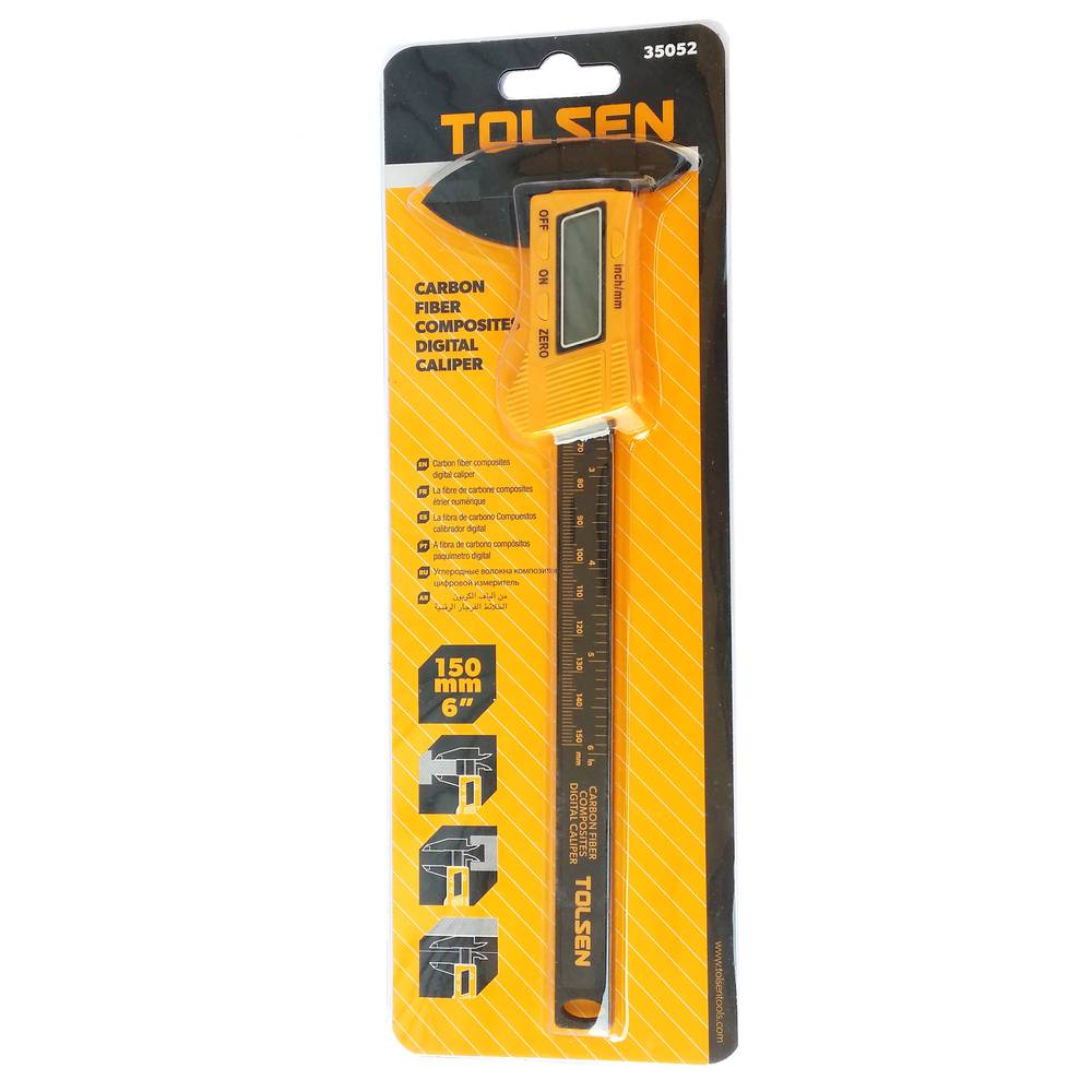 Étrier de carbone 150mm avec des outils de Tolsen d'affichage numérique