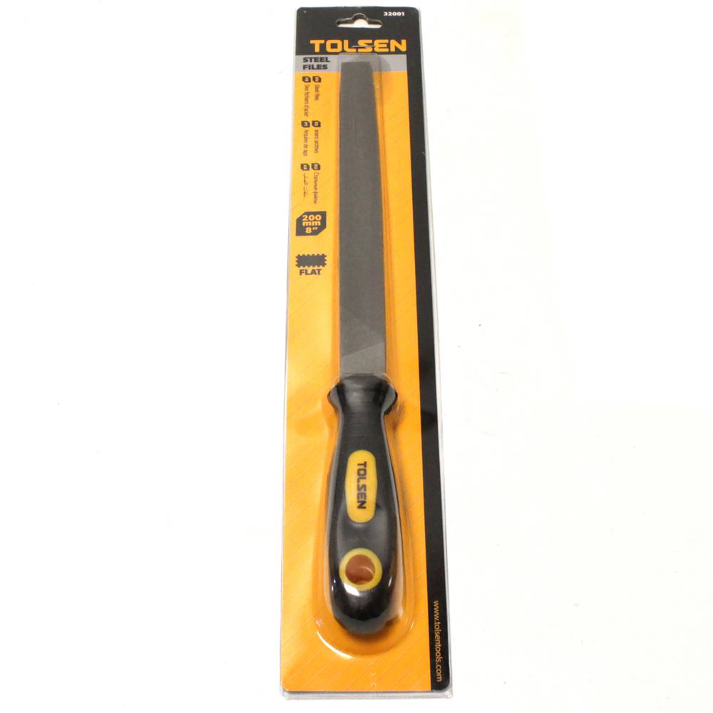 Lima plana T12 de 200mm