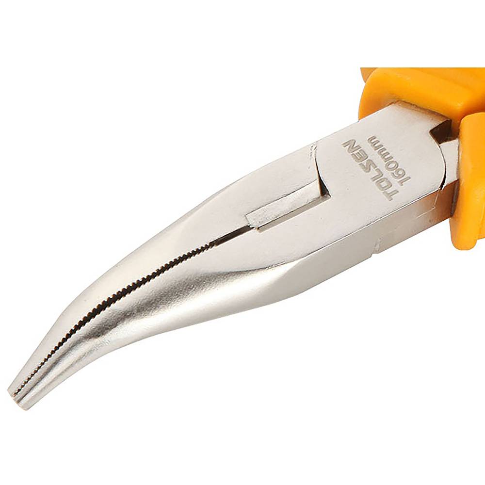 Pince universelle 160mm avec pointe fine incurvé