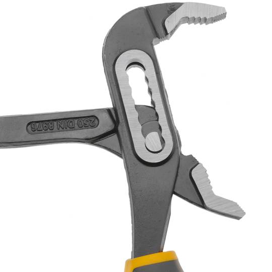 Slim jaw waterpump pliers CrV 250mm adjustable for pipes