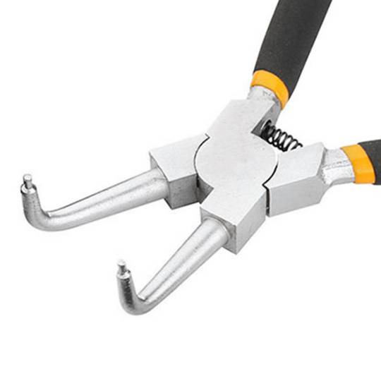 Pinze per anelli interni 180mm curvo