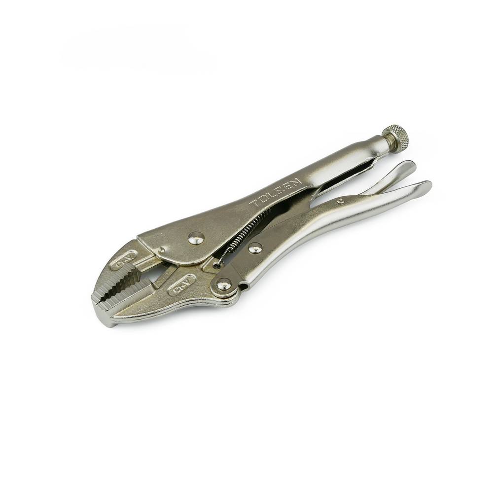Locking pliers CrV 250mm with curved jaw