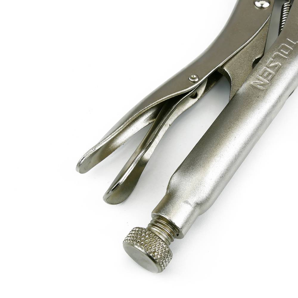 Locking pliers CrV 250mm with curved jaw