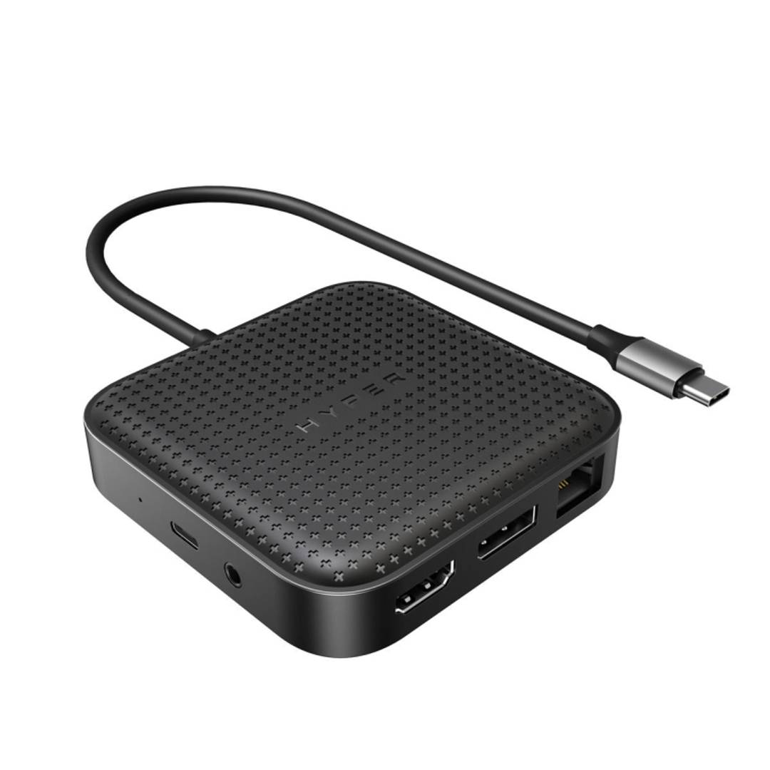 Hyper HD Mobile Dock USB-C 7-Port-Adapter Schwarz Hyper HD583-GL
