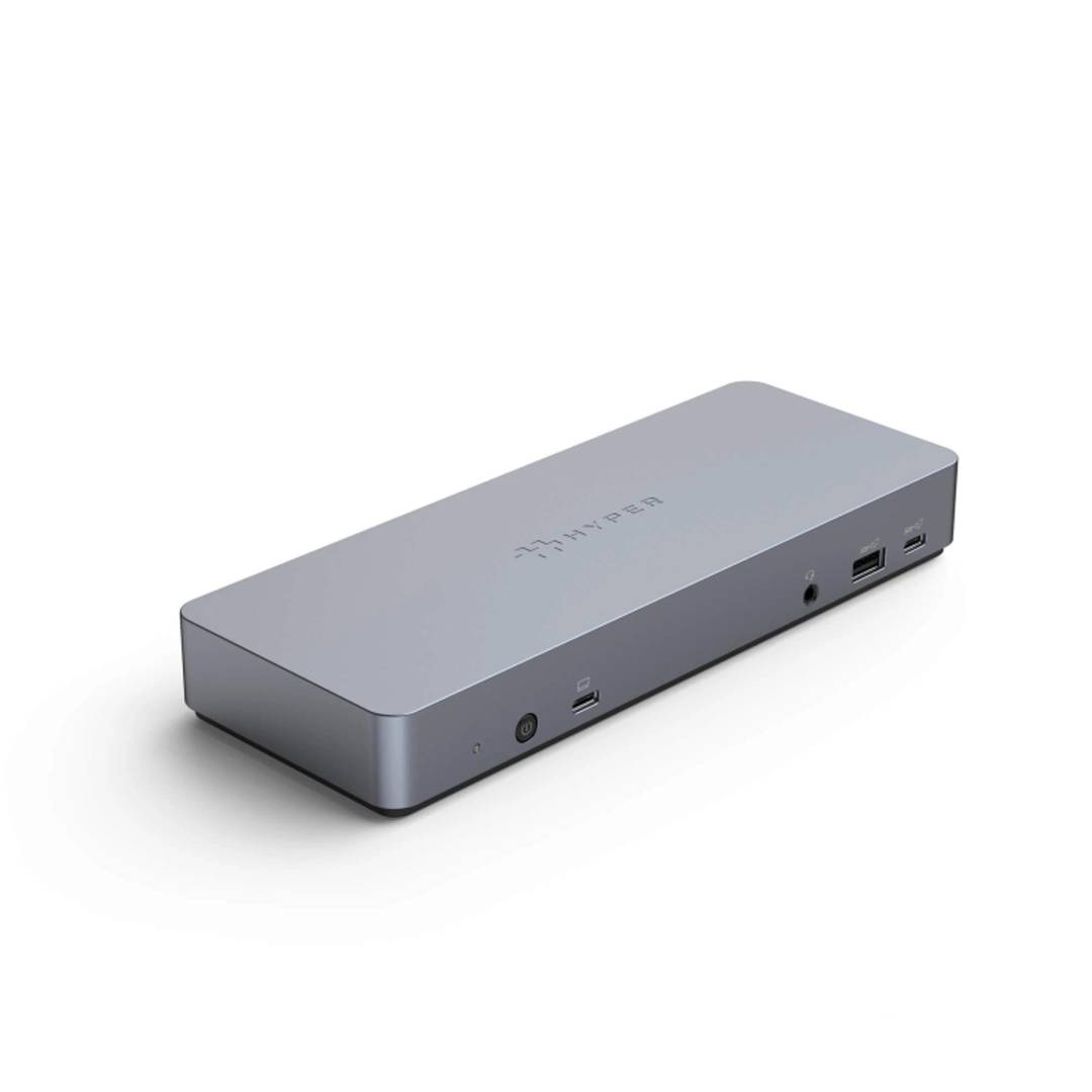 Station HyperDrive Adaptateur USB-C 14 ports argent de Hyper HD-GD1000-EU