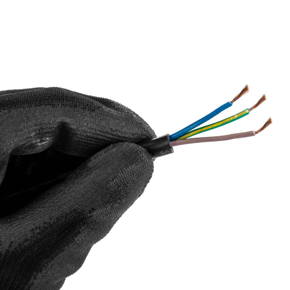 Guanto da lavoro in fibra di poliestere con rivestimento in poliuretano Taglia M