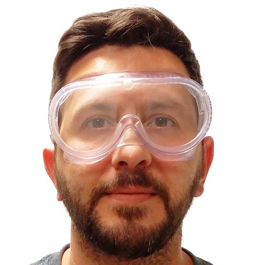 Ulleres de protecció transparents PVC integral d'eines Tolsen