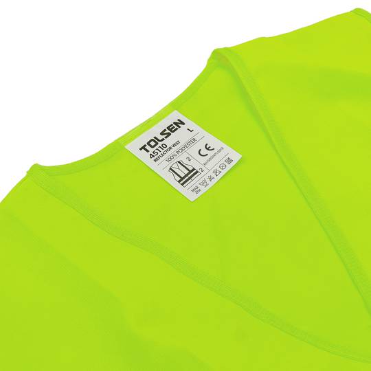 Reflective safety vest size L by Tolsen tools