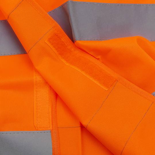 Reflektierende Sicherheitsweste Orange Größe L Werkzeug Tolsen