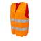 Chaleco reflectante naranja de seguridad talla XXXL de herramientas Tolsen