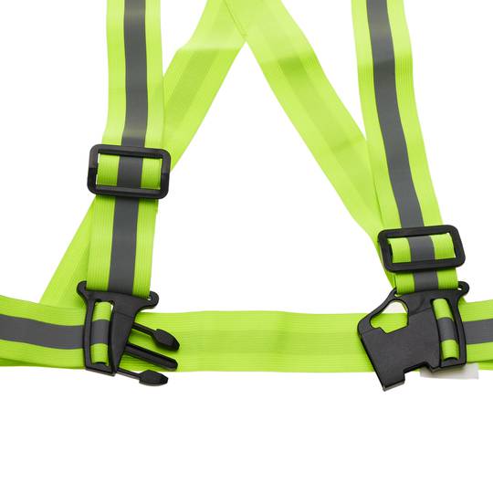 2x High Visibility Adjustable Night Running Security Reflective Safety Vest Belt