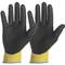 Reabastecimento de armazém em poliéster e luvas de trabalho com revestimento de poliuretano, tamanho M, compatíveis com telas sensíveis ao toque