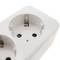 Basis 4 Schuko-Stecker 16A 250V 3680W TT 54 x 230 x 42 mm mit Schalter
