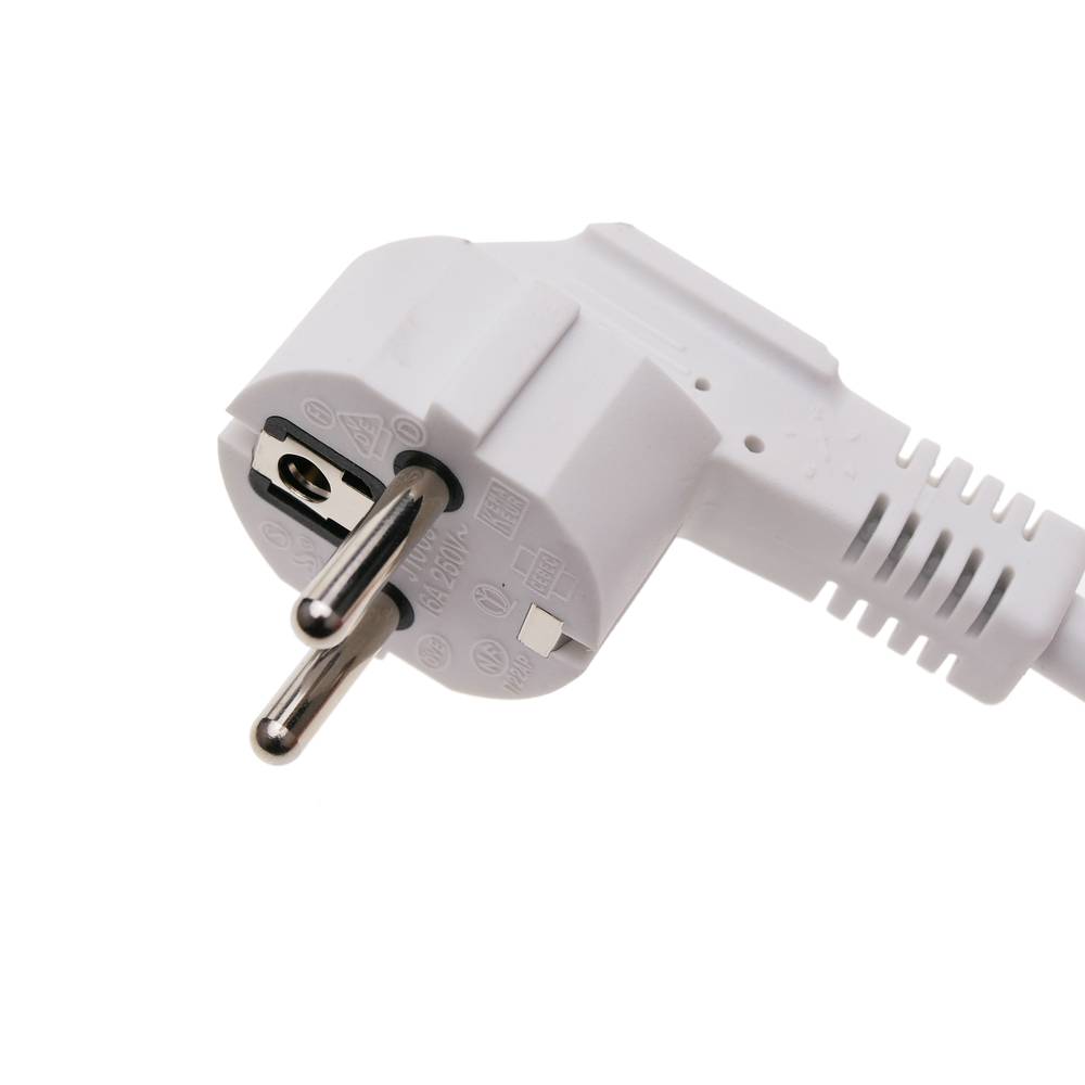Wtyczka 6 schuko 16A 250V biała z kablem 1,5 m
