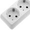 Steckdosenleiste 6 Schuko 16A 230V weiß mit 3m Kabel