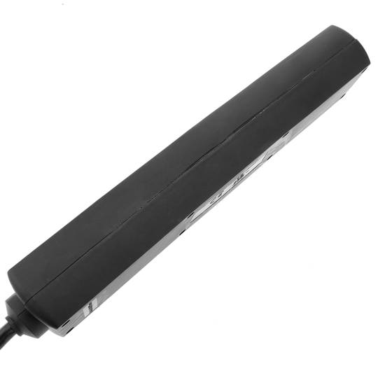 Wtyczka 6 schuko 16A 250V czarna z kablem 1,5 m