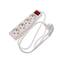 Regleta d'endolls 4 schuko 16A 230V blanca amb interruptor i cable de 1.5m