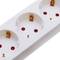 Regleta d'endolls 4 schuko 16A 230V blanca amb interruptor i cable de 1.5m