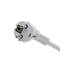 Power strip 6 Schuko 16A 230V branco com interruptor e cabo de 3m