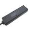 Regleta d'endolls 3 schuko 16A 230V negra amb interruptor i cable de 3m