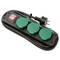 Regleta d'endolls IP44 per a exterior 3 schuko 16A 250V amb interruptor i cable de 1.5m