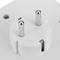 White quadruple schuko multiplier plug adapter
