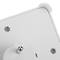 White quadruple schuko multiplier plug adapter