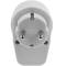 Weißer Schuko 220VAC Stecker mit Schalter